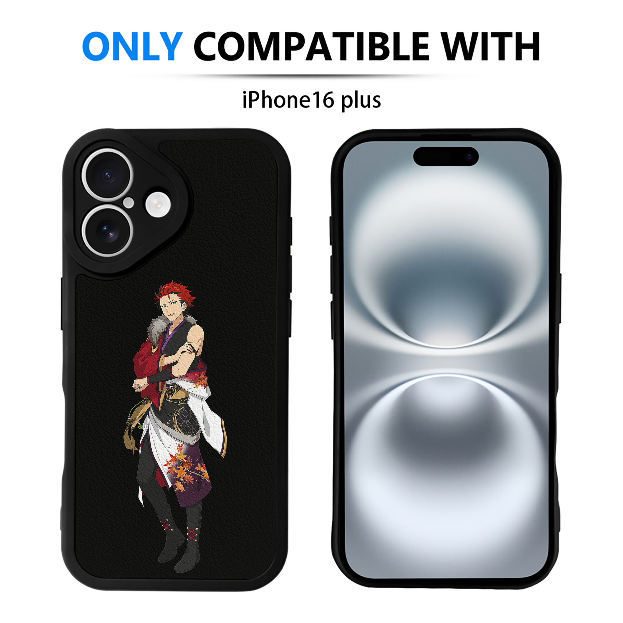 （画像用） あんさんぶるスターズ! Ensemble Stars 【iPhone 16シリーズ対応】シリコンスマホケース（レザー調） 材質：シリコン